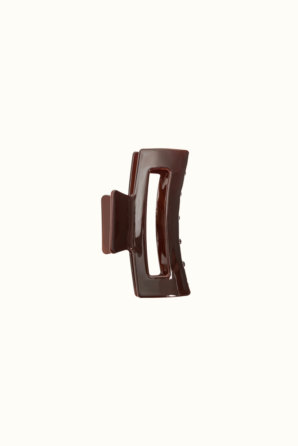 8cm Curve Clip - Mahogany