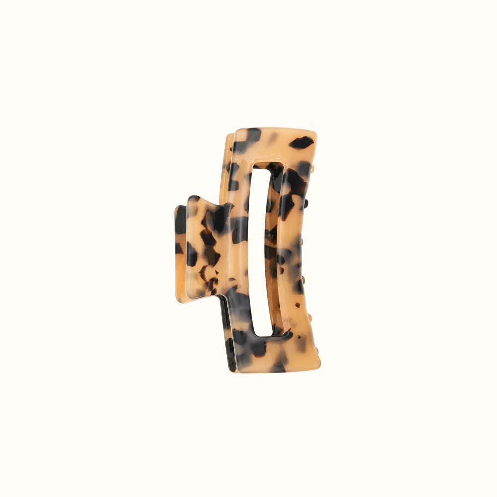 8cm Curve Clip - Sandy Tortoise