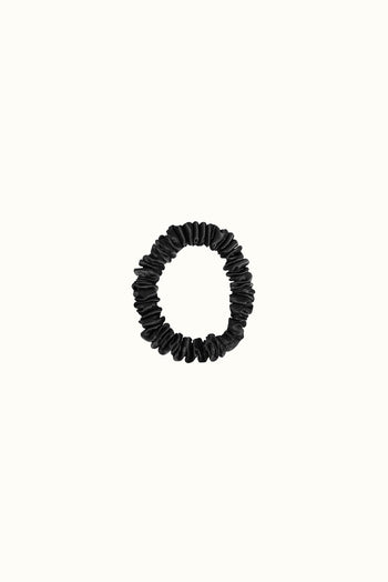 Silk Scrunchie - Noir