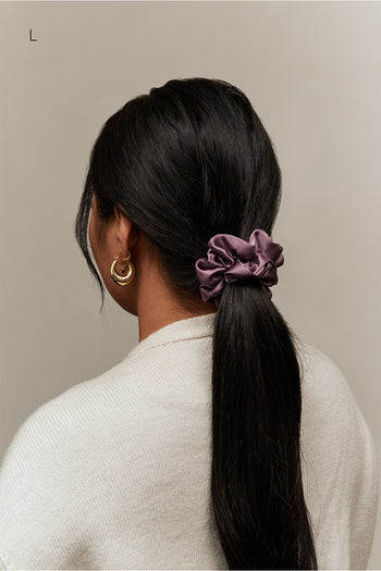 Silk Scrunchie - Mauve