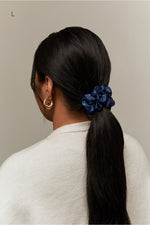 Silk Scrunchie - Royal Blue