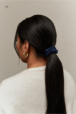 Silk Scrunchie - Royal Blue