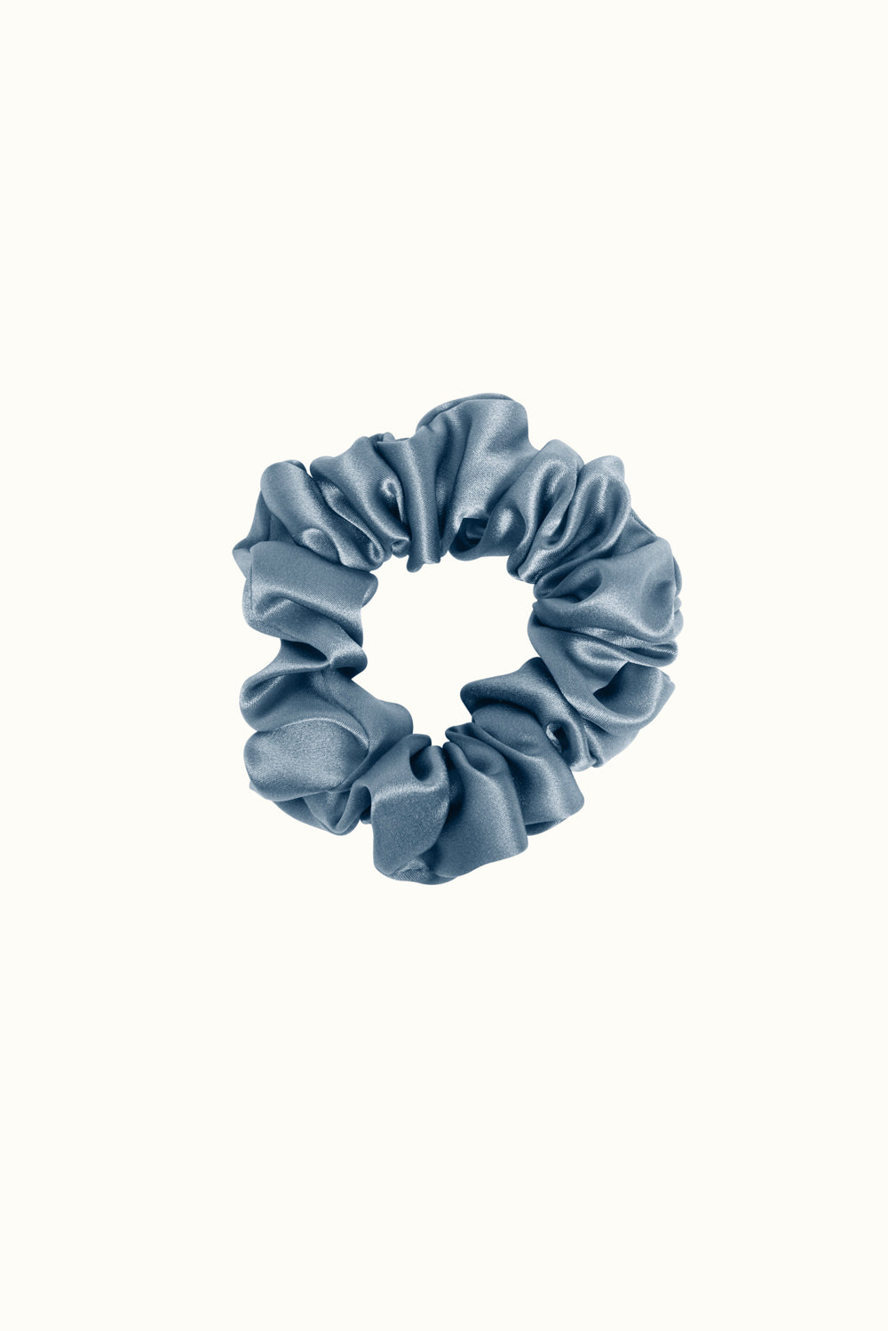 Silk Scrunchie - Dusty Blue