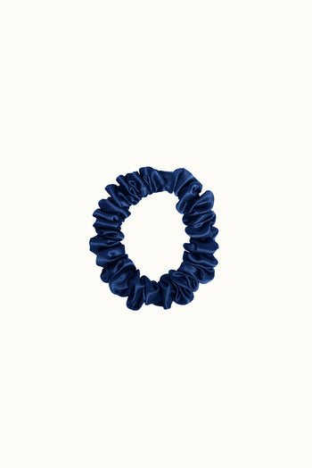 Silk Scrunchie - Royal Blue